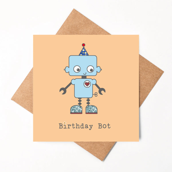 Birthday Bot Card – Little Paper Mill